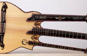 FuseTar 'Lucifer' a New Triple Neck Guitar and Setar Hybrid