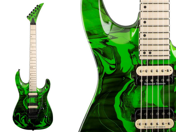 Jackson Releases Pro Dk2m Dinky Limited Run Guitar In Slime Green Swirl