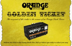 Orange To Give Away a Dark Terror Every Day During Musikmesse