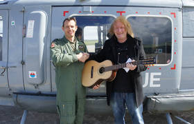 Vintage and JHS Donate Paul Brett Signature Guitar To RAF Charity Auction