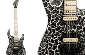 Jackson Releases Pro DK2M Dinky Limited Run Guitar in Black & White Crackle