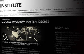 Institute launches new Masters Course For Guitar, Bass, Vocals and Drums